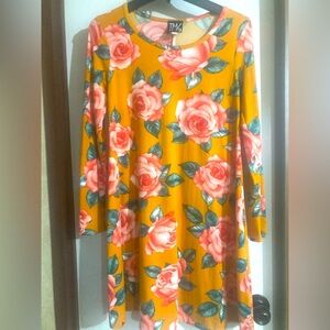 Beautiful Knee length dress or can wear as a blouse, size medium, $7.00